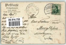 W4474 Wahn Schiessplatz Kanonengeschütz Waffe 1907