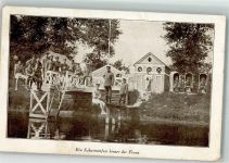 Landser bei einem Schwimmfest hinter der Front Imberg & Lefson 210 Feldpost WK I Dingolfing Soldatenleben 1916