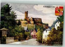 61462 W6240 Königstein im Taunus Künstlerkarte sign. Rothbeg.,G. Burg Chronik