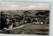 35756 W6349 Bicken Foto AK mit Kirche Hl. Geist und Neubausiedlung