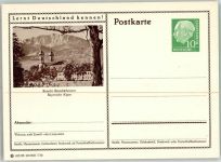83671 W8174 Benediktbeuern Ganzsache Kirche Kloster
