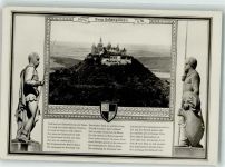 72379 W7450 Hohenzollern , Burg 1933 Foto AK Burg