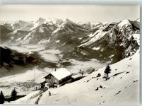 83246 W8215 Hochgernhaus Foto AK Marquartstein Winter