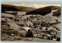 96515 O6401 Haselbach b Sonneberg, Thür - Blick nach dem Limberg u. Grenztiegel