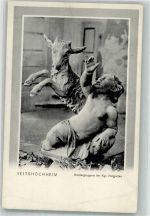 97209 W8707 Veitshöchheim - Kindergruppe im kl. Hofgarten Ziege