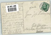 Reiter auf einem Schimmel Pferd 1911 Foto AK
