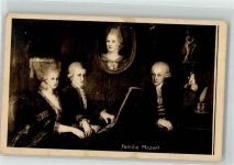 sign. Croce de la Familie Mozart, W. A. Künstlerkarte