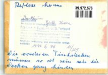 79235 W7818 Burkheim , Kaiserstuhl FOTO KEINE AK Gasthaus Krone Ort handschriftlich Foto Original aus Archiv eines Ansichtskartenverlags