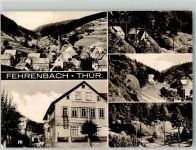 98666 O6121 Fehrenbach 1972 Foto AK Gasthaus Werraquelle