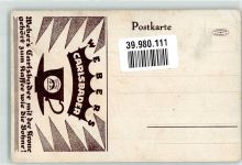 Luxor Louxor Gebrauchsspuren Tempel Künstlerkarte Werbung Webers Carlsbader Kaffee
