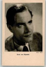 Foto Tobis Ernst von Klipstein Synchronsprecher Filmschauspieler