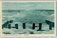 25980 W2280 Westerland 1926 Foto AK Brandung