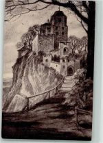 88631 W7792 Beuron Radierung Schloss Bronnen