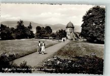 37269 W3440 Eschwege Foto AK Schlossgartentürmchen Schlosspark