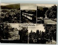 99894 O5804 Friedrichroda - Thüringer Waldbahn Springbrunnen Schloss Reinhardtsbrunn