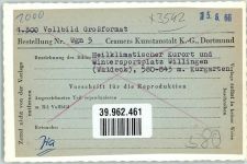 34508 W3542 Willingen (Upland) , Waldeck FOTO KEINE AK Kurgarten mit Kirche St. Augustinus Foto Original aus Archiv eines Ansichtskartenverlags