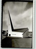 34508 W3542 Willingen (Upland) , Waldeck FOTO KEINE AK Kirche St. Augustinus Ort handschriftlich Foto Original aus Archiv eines Ansichtskartenverlags