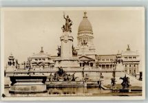 Buenos Aires 1928 Foto AK Denkmal de los dos Congresos