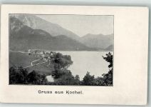82431 W8113 Kochel a. See - Der Ort am Kochelsee
