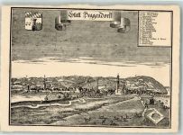 94469 W8360 Deggendorf - Chronik Stich auf Ak