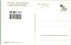76332 W7506 Bad Herrenalb Foto AK Hotel Kull