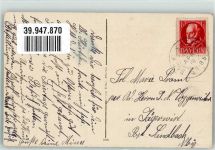 97688 W8730 Bad Kissingen 1919 Foto AK Kurgarten
