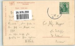 80100 Napoli 1914 - Norddeutscher LLoyd Bremen