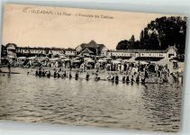 95290 L'Isle-Adam Gebrauchsspuren Schwimmbad Strand Badekabinen Isle Adam
