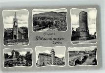 37213 W3430 Witzenhausen - Kapelle St. Michael Diebesturm Stadtpark Rathaus Werrabrücke Verlag Thoericht 23580