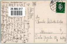 sign. Weise Karl Der Mutter Lied Serie 2798 Meissner & Buch Künstlerkarte