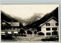 87561 W8980 Spielmannsau Foto AK Pension Berghof