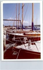 24376 W2340 Kappeln , Schlei FOTO KEINE AK Fotoabzug, Hafen, Boot