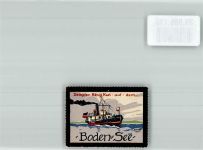 Dampfer Karl König Bodenseeschiff Vignette