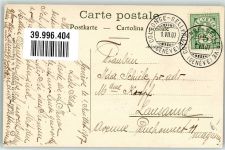 Genève Genf Dampfer Geneve Anlegestelle Quai du Mont Blanc Raddampfer 1907
