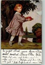 Herbst Kind Jugend Postkarte O. Hirt`s Verlag Serie VI No.2 Zumbusch, L. von 1918 Künstlerkarte