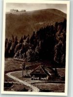 79677 W7869 Belchen im Schwarzwald Foto AK Hotel Belchenhaus