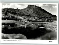 O8305 Königstein , Sächs Schweiz Raddampfer Pirna Fotograf Hering Elbeschiff Foto AK