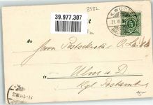 72213 W7272 Berneck , Württ 1901 - mit Schloss Berneck