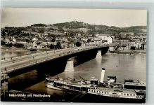 4040 Urfahr Linz Foto AK Dampfschiff Schönbrunn Pöstlingberg