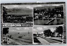88079 W7993 Kressbronn am Bodensee - Kirche, Ortsansicht, Bodensee