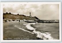Seebad Horst Niechorze - Strand, Leuchtturm
