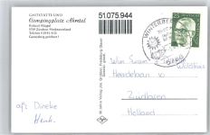 59955 W5788 Züschen , Westf - Winter- Karte, Kirche, Ortsansicht