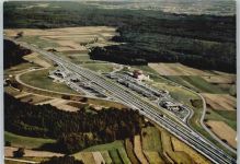 96193 W8602 Weingartsgreuth - Fliegeraufnahme, Autobahn-Raststätte Steigerwald
