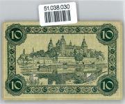 Notgeld 10 Mark , Aschaffenburg Geld auf AK