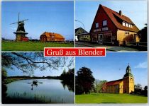 27337 W2811 Blender - Windmühle, Kirche, Geschäft