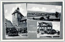 31840 W3253 Fischbeck , Weser - Stiftskirche, Gasthaus Wesertal