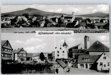 36088 W6418 Kirchhasel , Kr Hünfeld - Dorfpartie