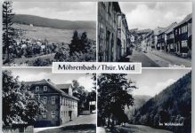 98708 O6301 Möhrenbach - Ortsansicht, Dorfstraße, Ratskeller, Im Wohlrosetal