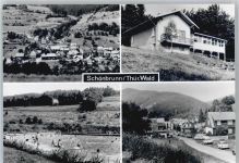 07929 O6551 Schönbrunn b Lobenstein - Berghütte, Ortsansicht, Schwimmbad