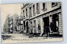 51100 Reims - WK I, Bombardierung durch die Deutschen am 19.09.1914